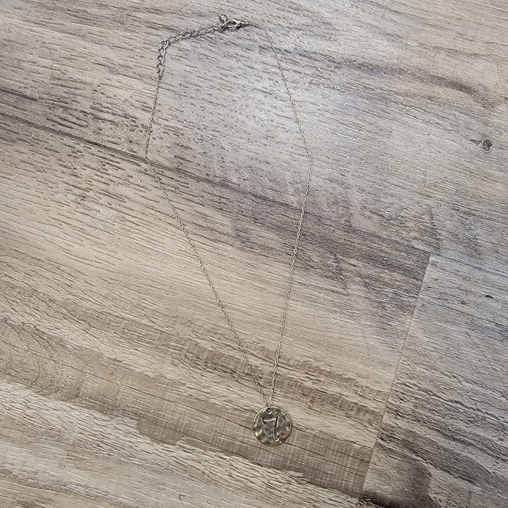 Silver 7 Necklace